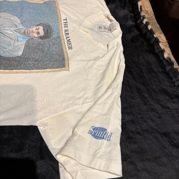 Vintage 1993 Seinfeld The Kramer 1993 XL Shirt USA Single Stitch Offensive Brute - Picture 7 of 10
